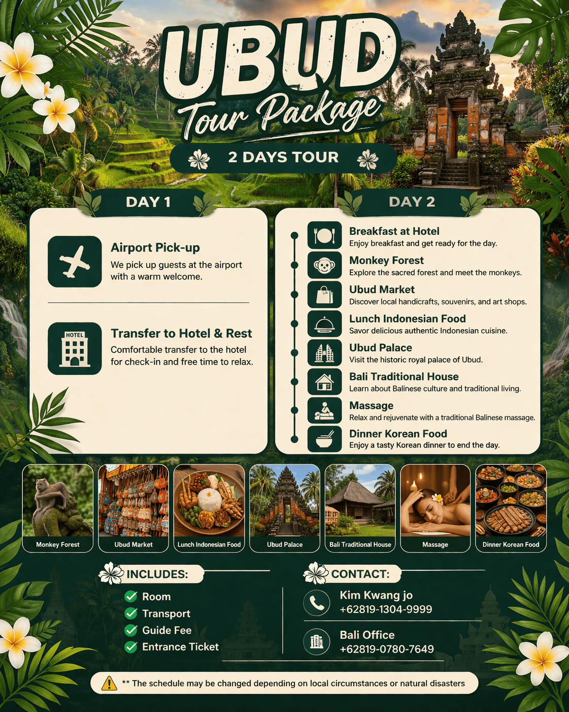 Ubud Tour Package